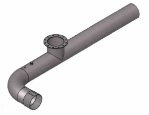Коллектор КЛ СГ-100-2940/90-670-2/100-1/15-Т1,  нерж. cталь